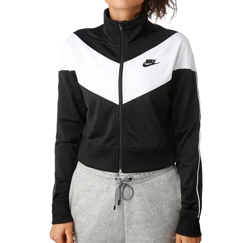 nike damen jacke schwarz weiß